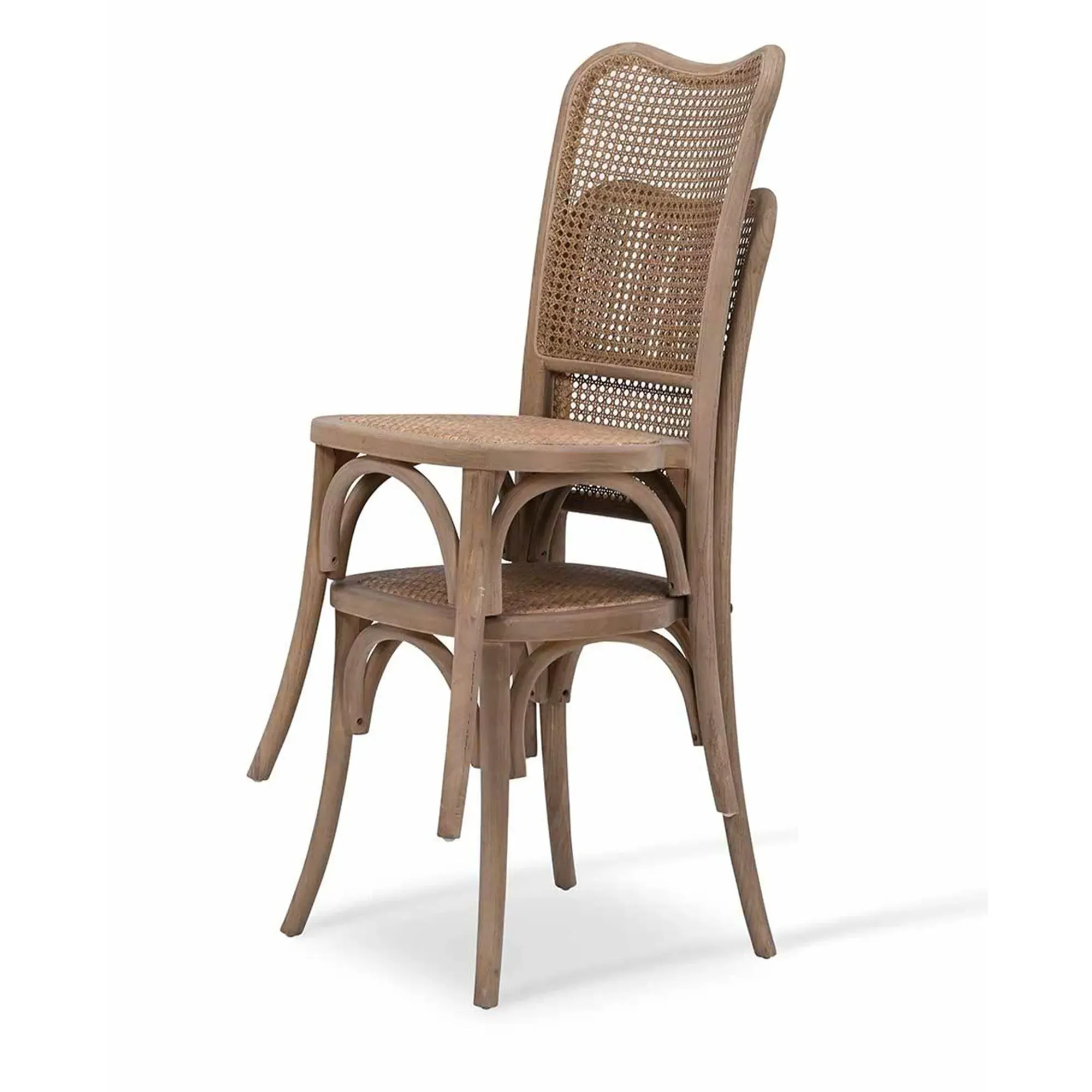 Fairlight Rattan Dining Chair Set of 2 - Natural