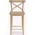 Ferndale Cross Back Cafe Bar Stool - Natural