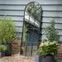 Fulbrook Arched Outdoor Mirror - Black