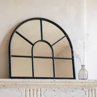 Fulbrook Arched Wall Mirror - Black