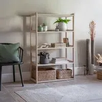 Hambledon 5 Tier Bookshelf - Natural, Oak