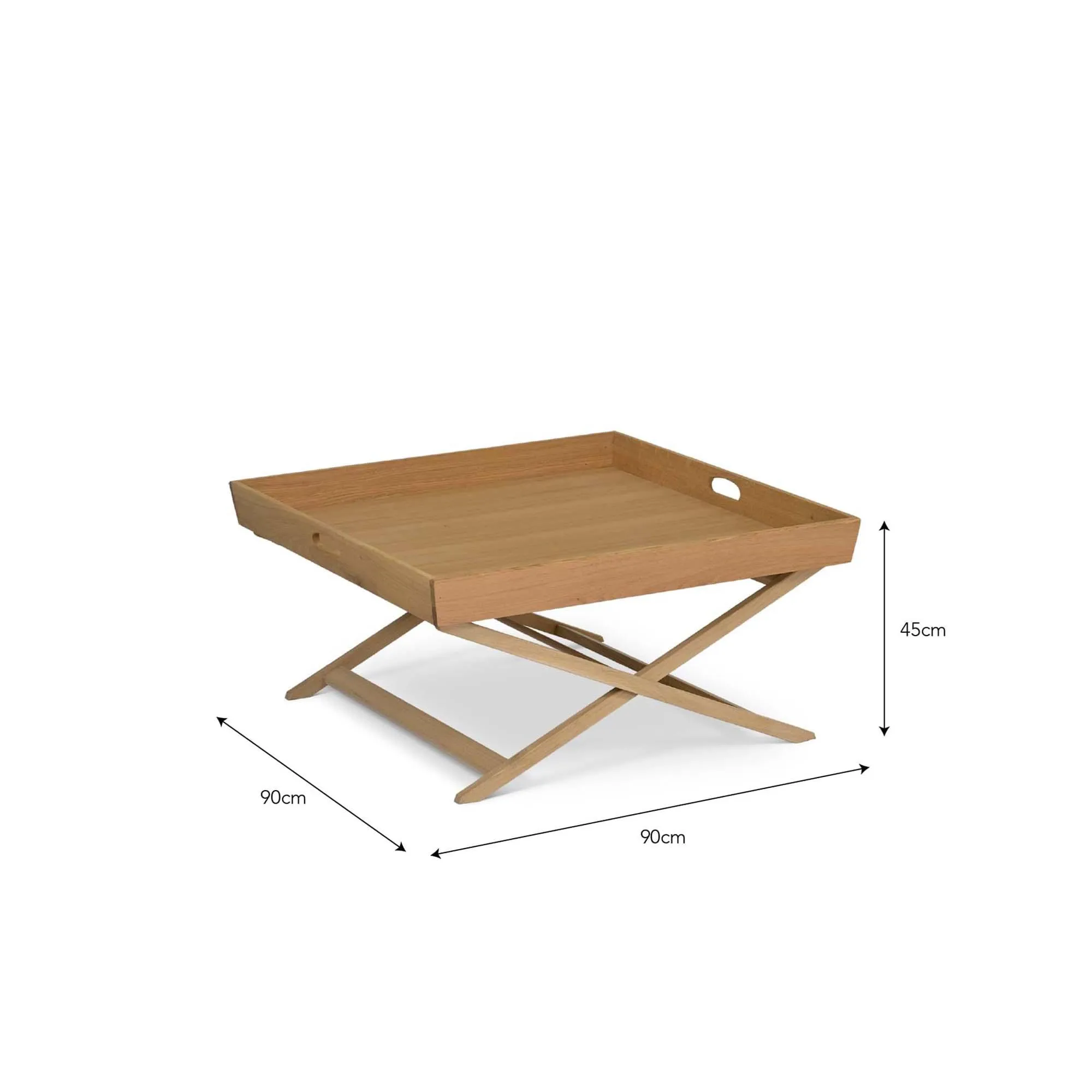 Hambledon Butlers Square Coffee Table - Natural, Oak