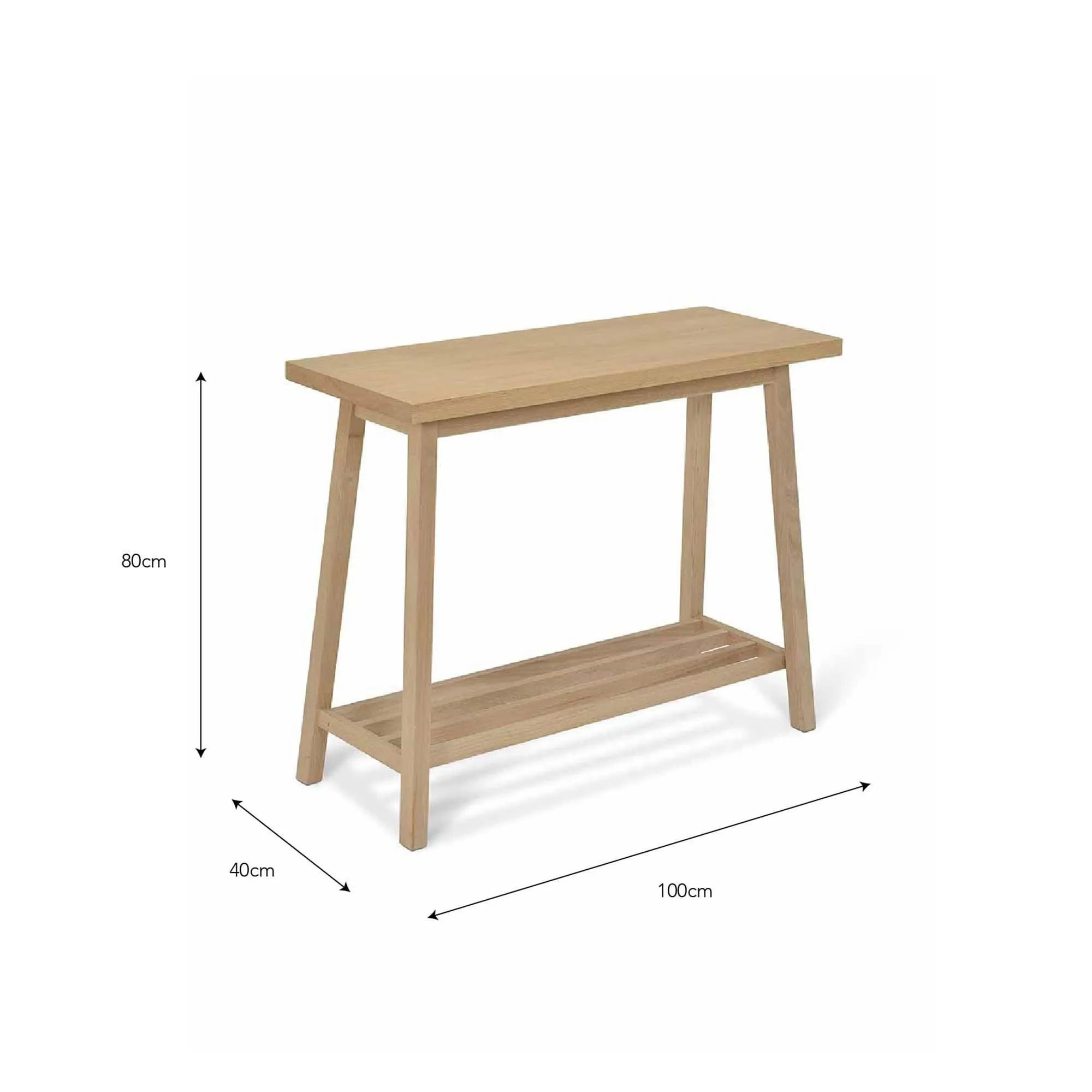 Hambledon Console Table - Natural, Oak