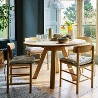 Hambledon Round Dining Table - Natural Oak