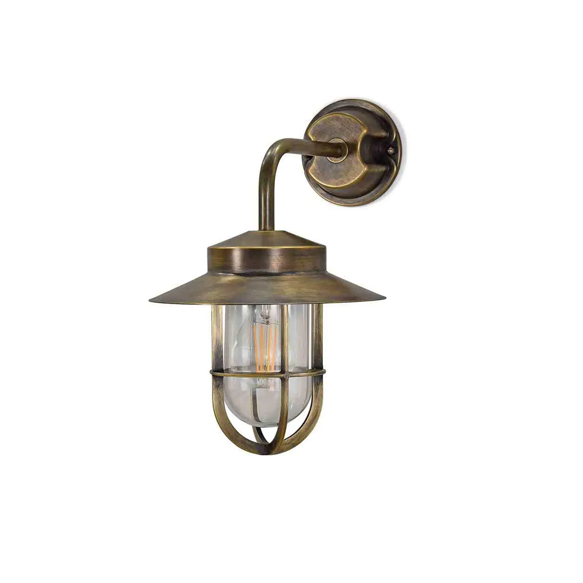 Hanwell Wall Light - Antique Brass