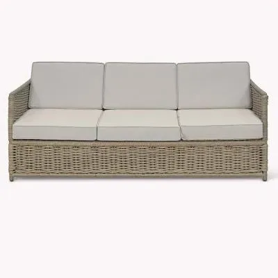 Harting Outdoor 3-Seater Sofa - Natural, Rattan image