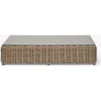 Harting Outdoor Coffee Table - Natural, Light Rattan