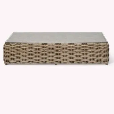 Harting Outdoor Coffee Table - Natural, Light Rattan image