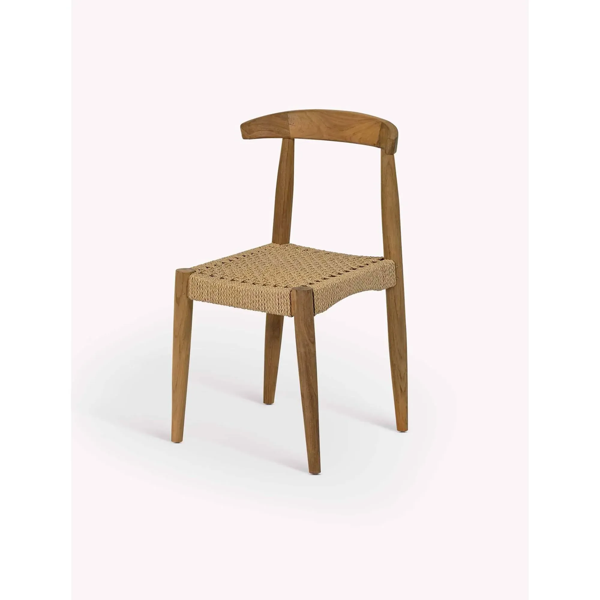 Hawthorne Outdoor Dining Chair Set of 2 - Natural, Teak