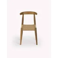 Hawthorne Outdoor Dining Chair Set of 2 - Natural, Teak