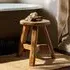 Hawthorne Outdoor Stool - Natural, Teak