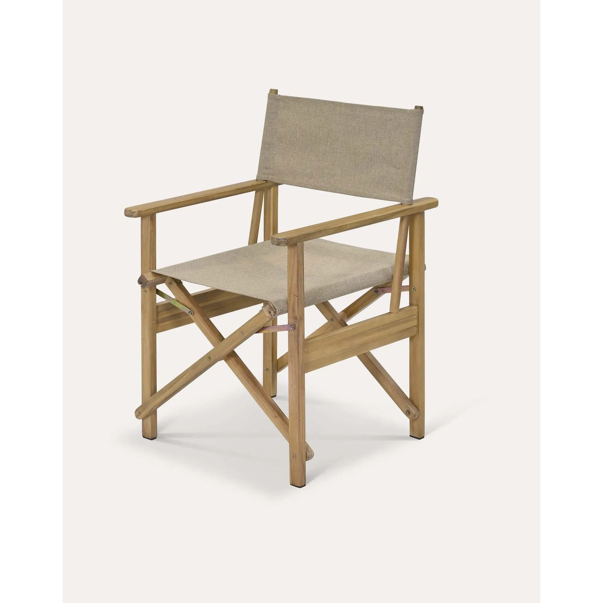 Hayle Outdoor Directors Chair - Natural