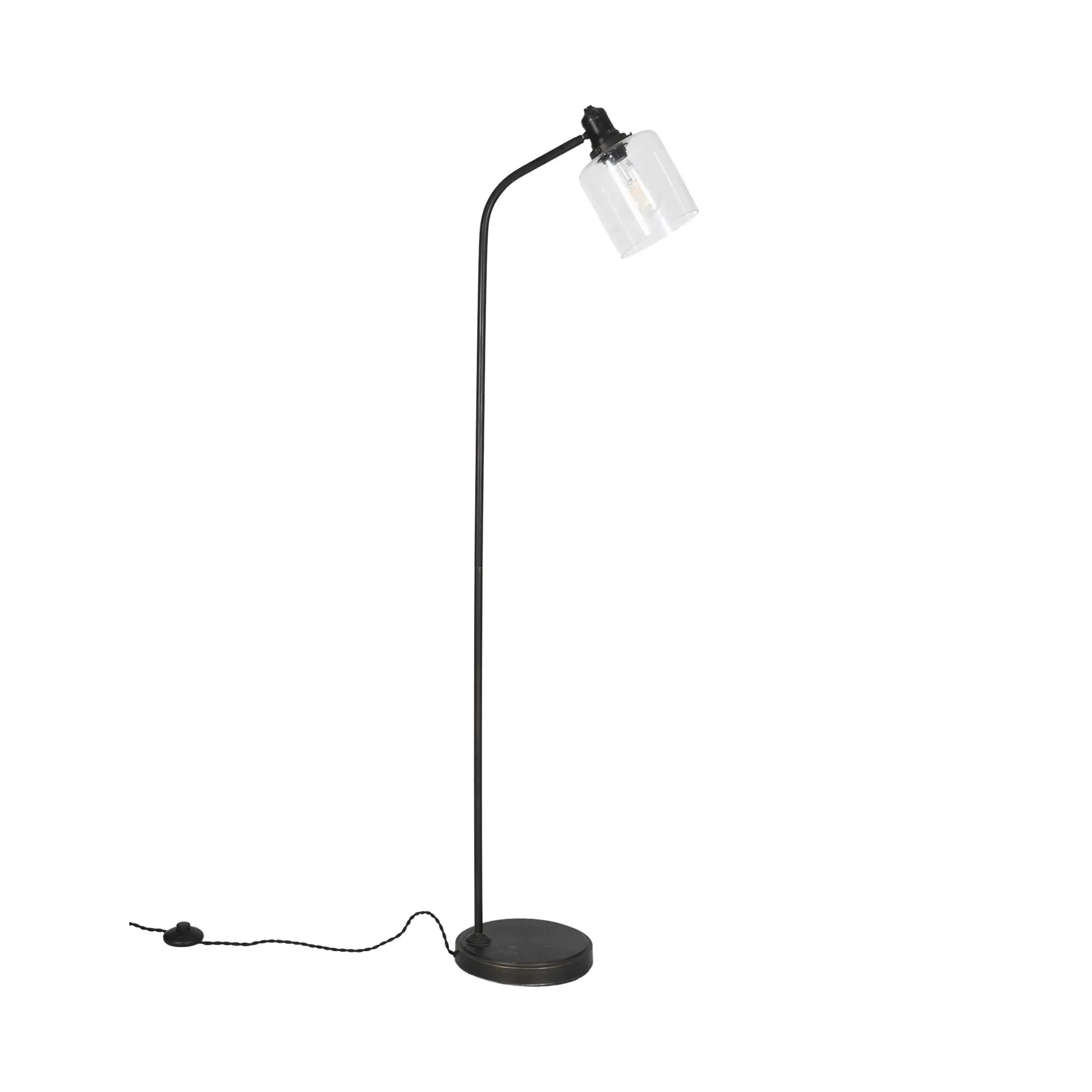 Hoxton Cylinder Floor Lamp - Matt Black