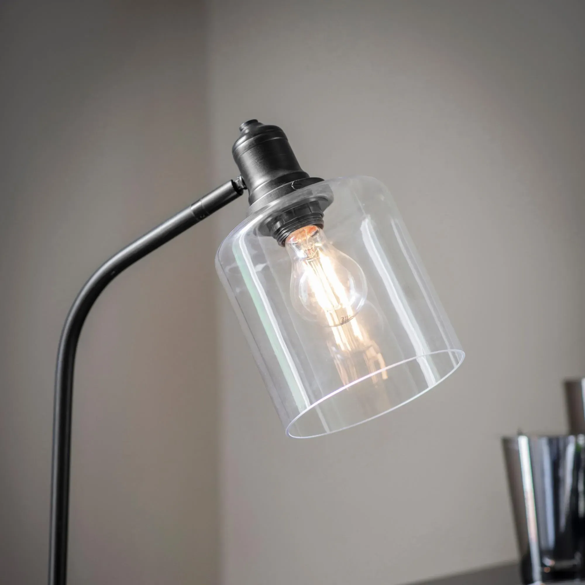 Hoxton Cylinder Floor Lamp - Matt Black