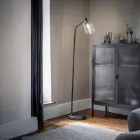Hoxton Cylinder Floor Lamp - Matt Black