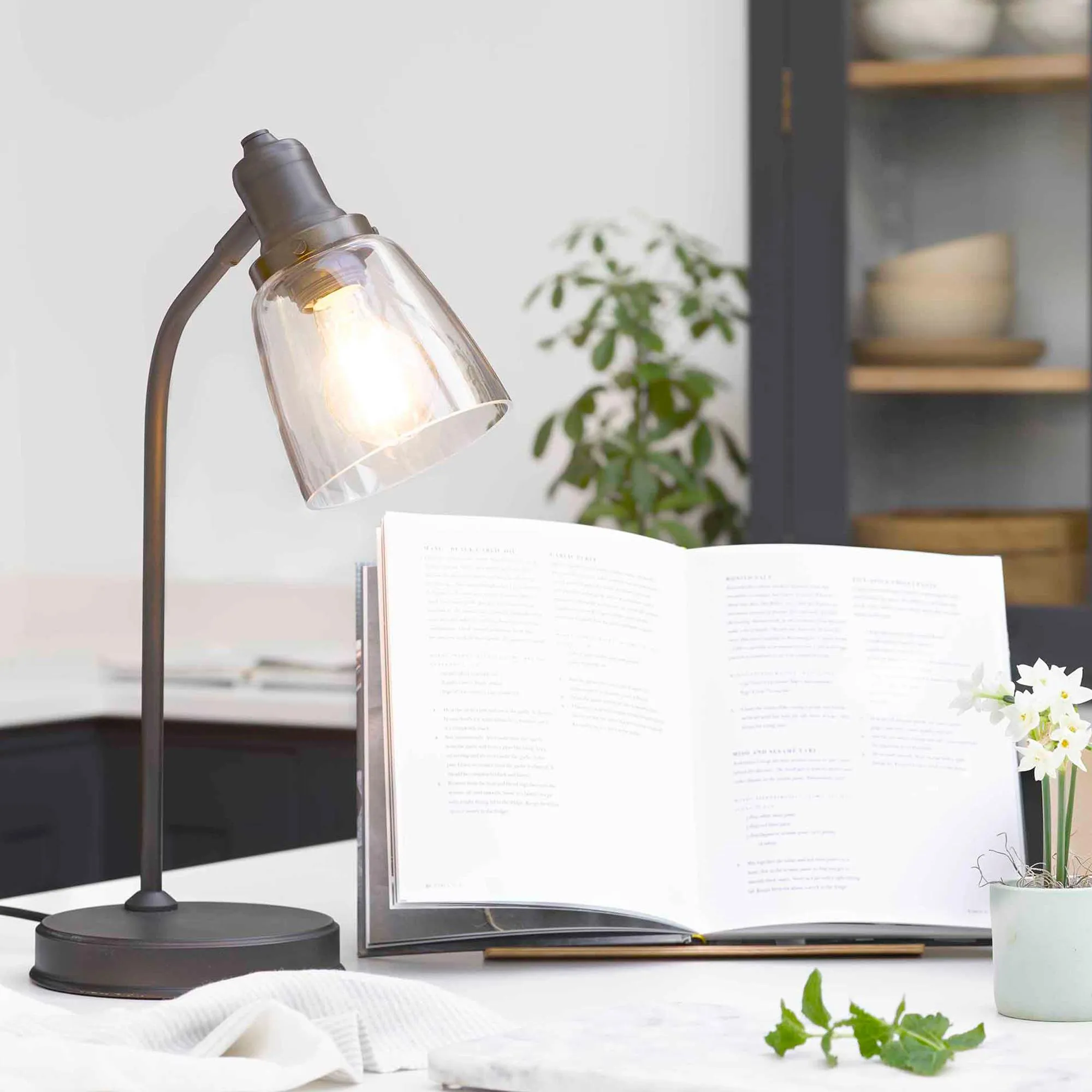 Hoxton Dome Table Lamp - Antique Bronze