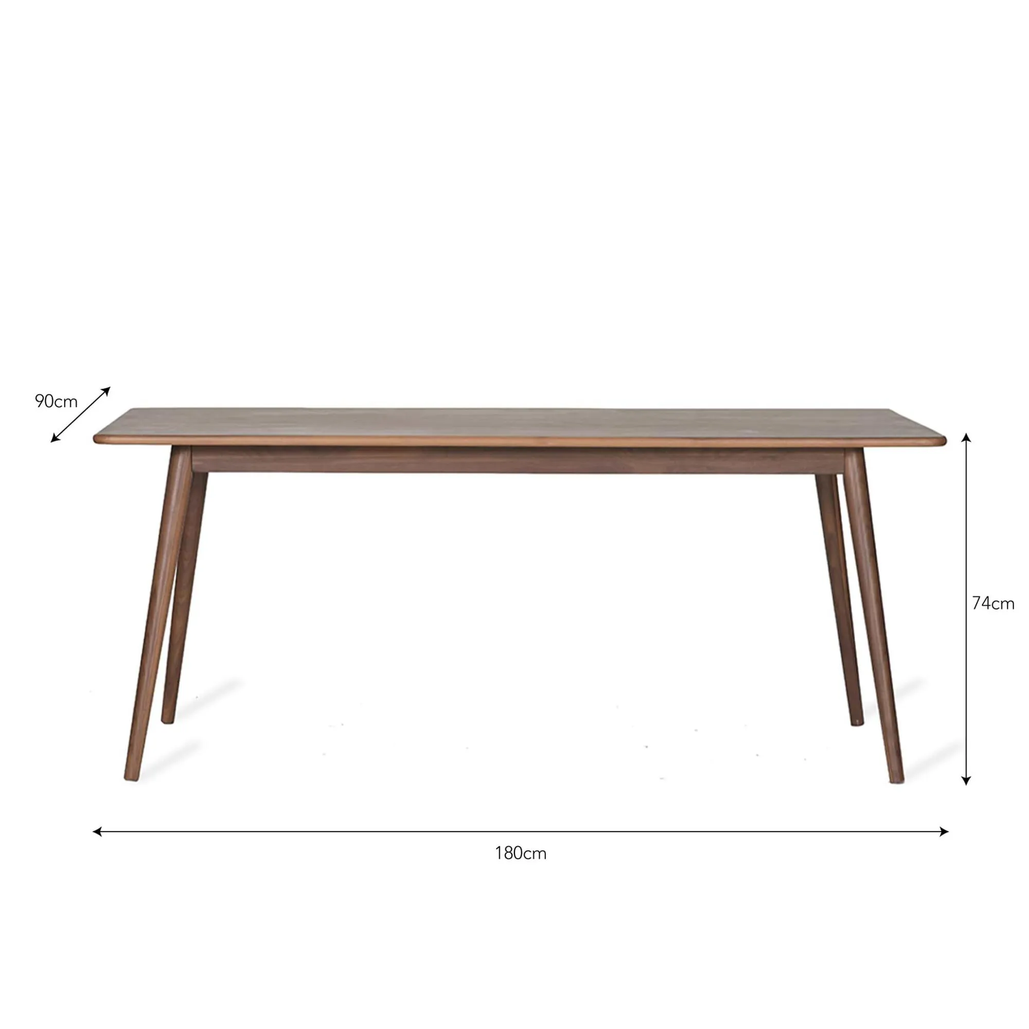 Kersoe Dining Table - Natural, Walnut