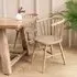 Landrake Curved Back Dining Chair Set of 2 - Natural