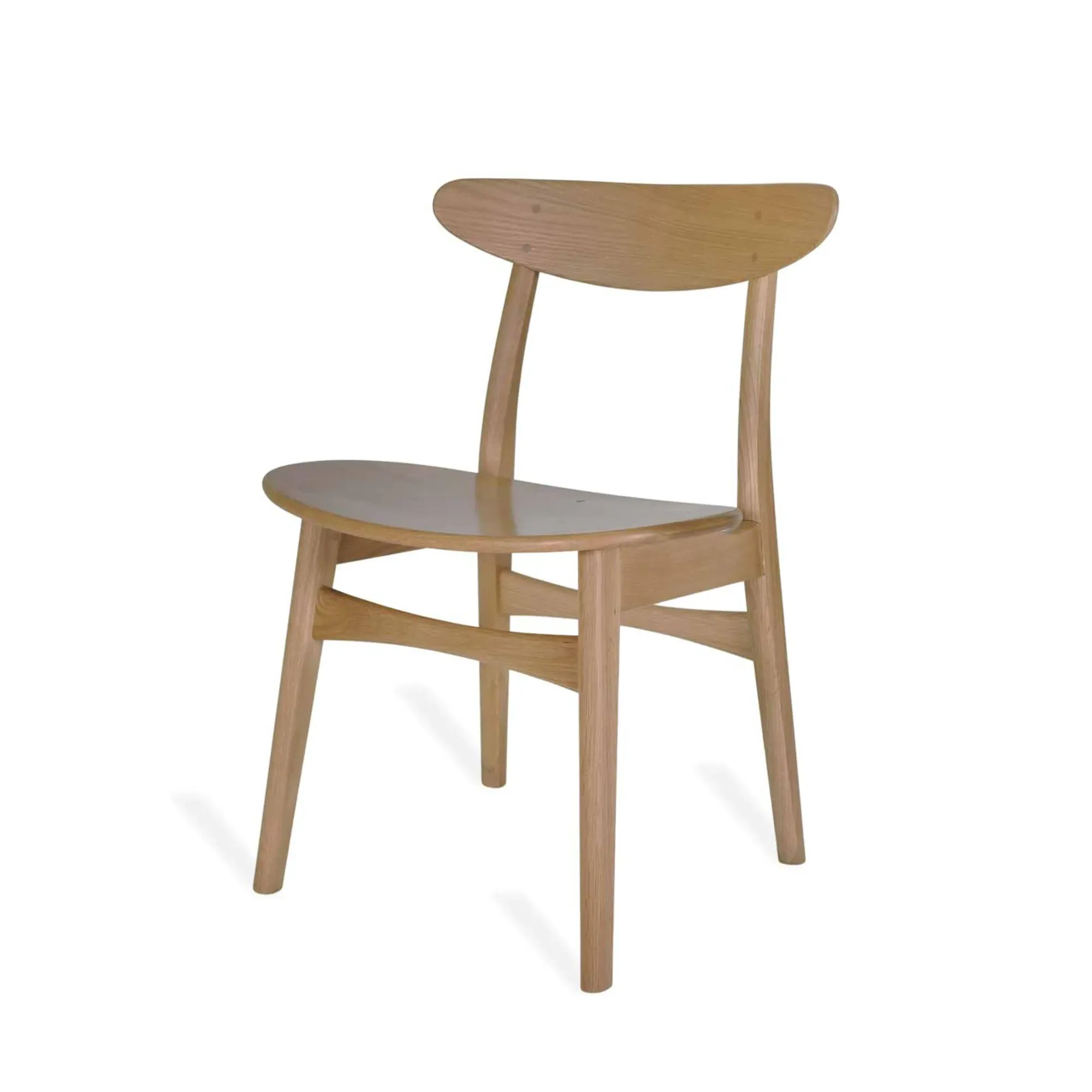 Longcot Dining Chairs Set of 2 - Natural