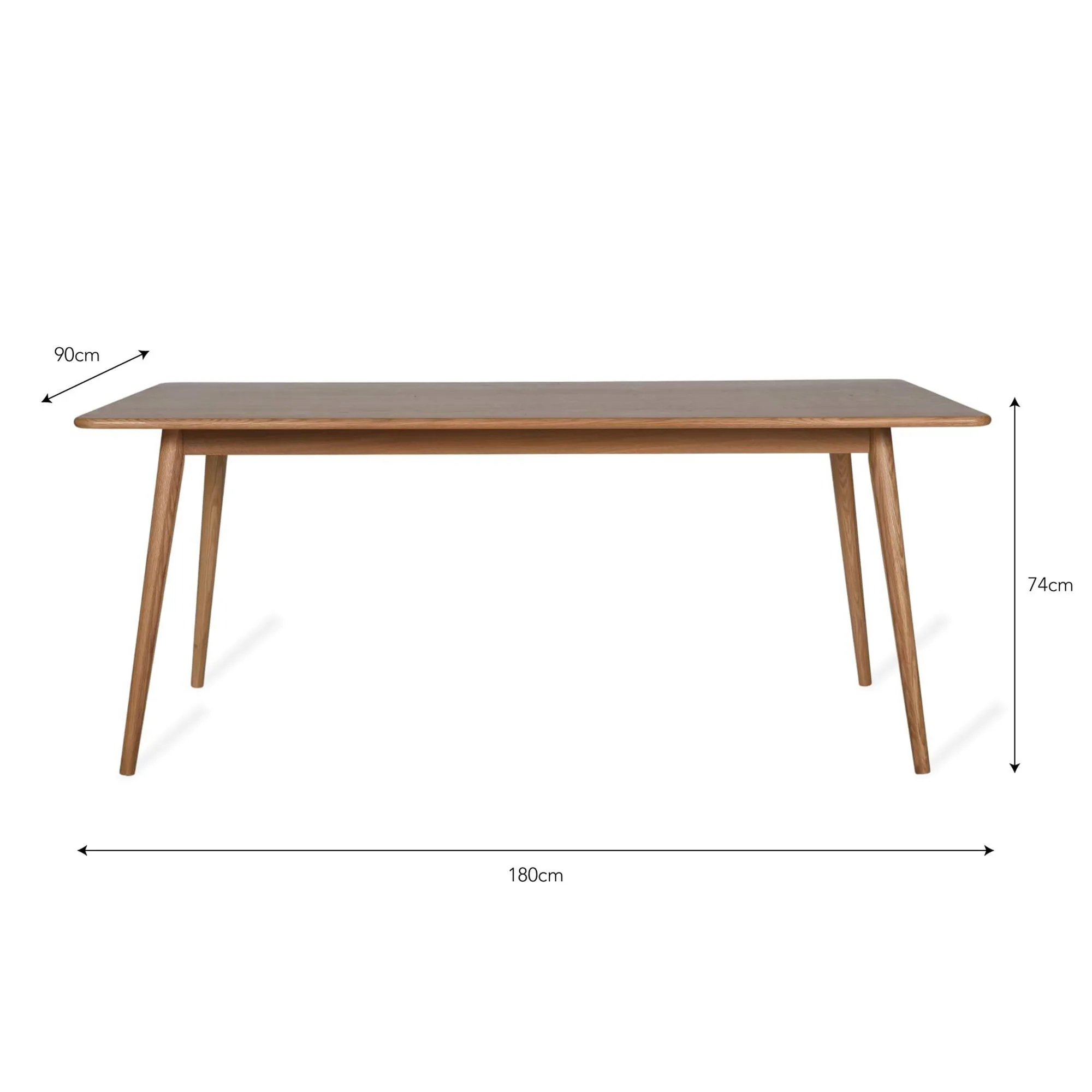 Longcot Dining Table - Natural