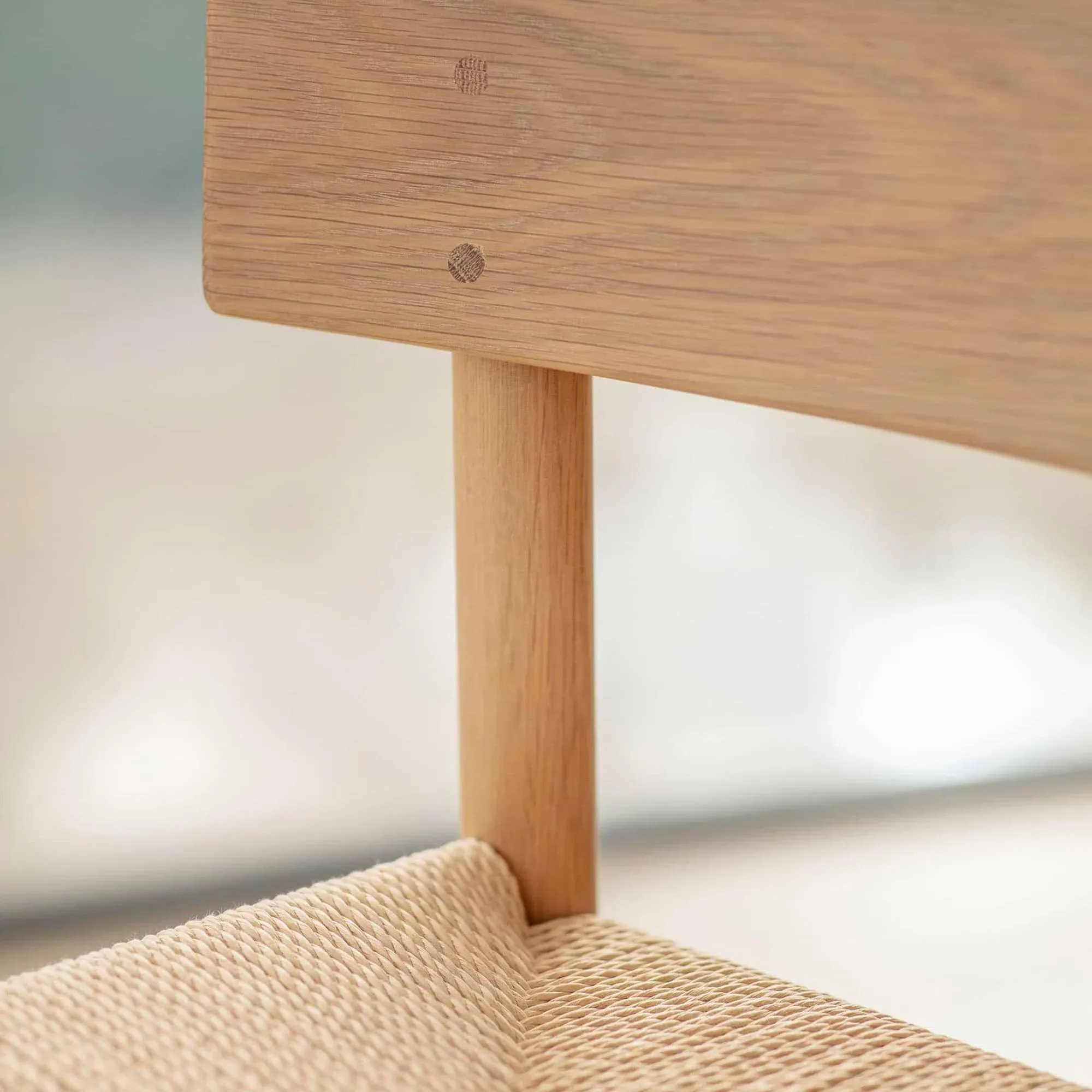 Longworth Bar Stool with Back - Natural, Rattan