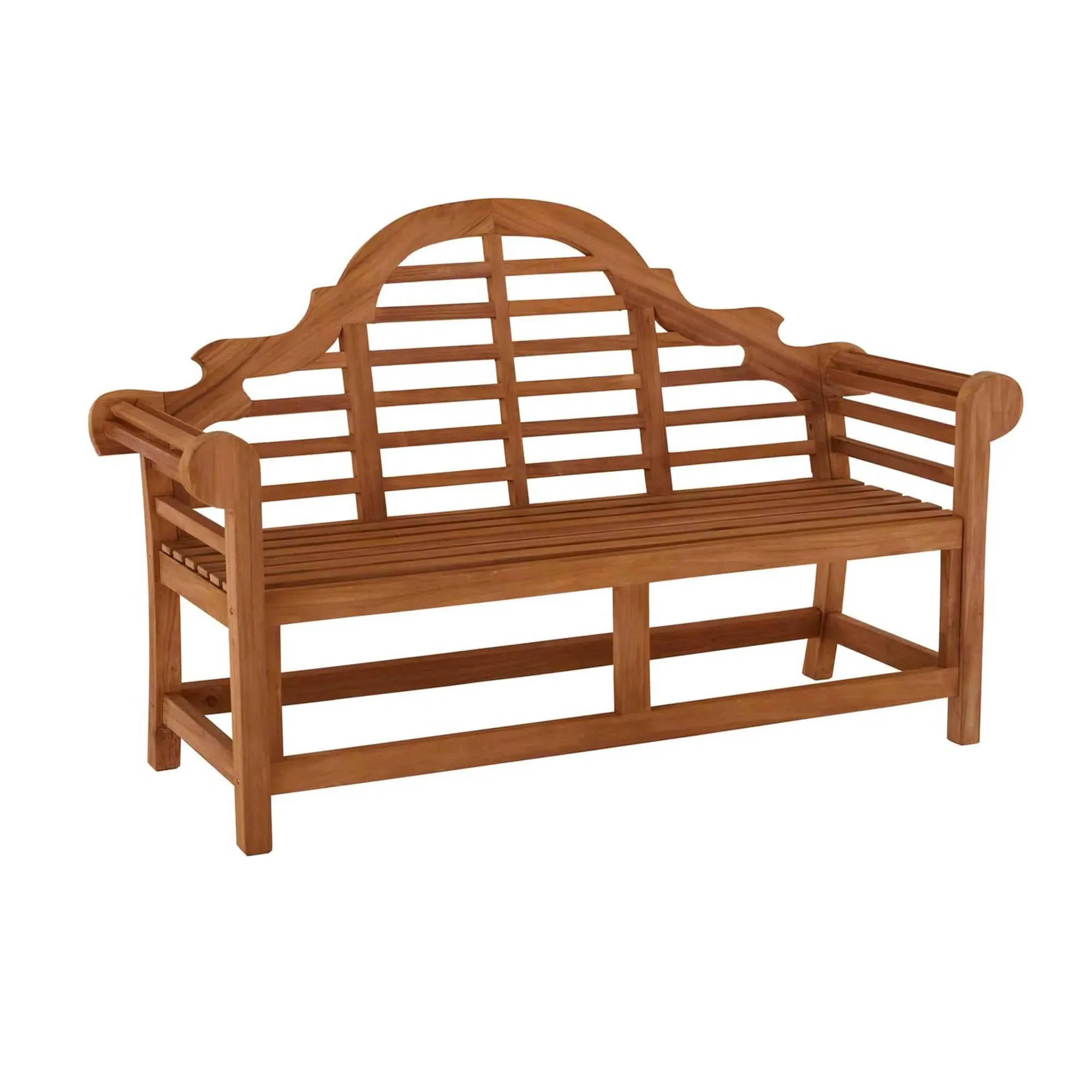 Lutyens 3-Seater Outdoor Bench - Natural, Teak