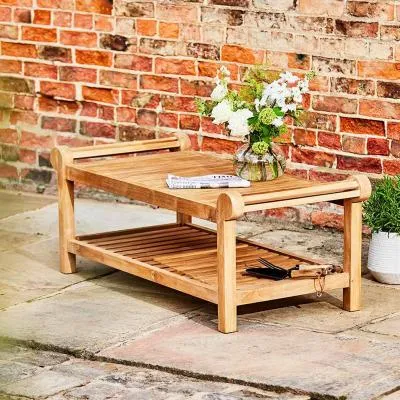 Lutyens Outdoor Coffee Table - Natural, Teak image