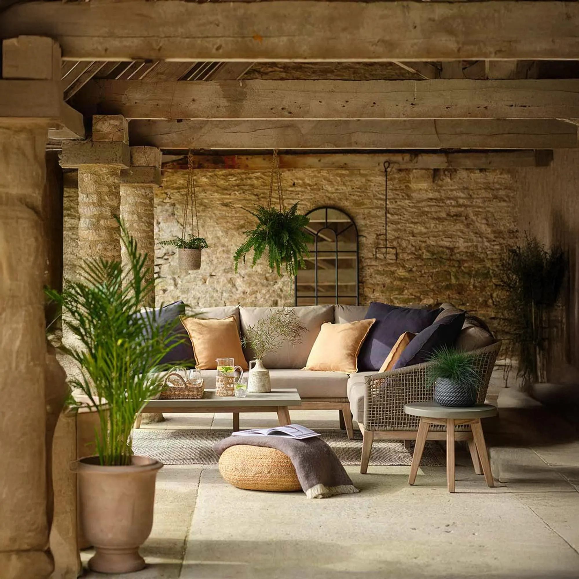 Lynton Corner Sofa Set - Grey