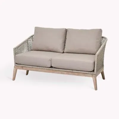 Lynton Outdoor 2-Seater Sofa - Grey image