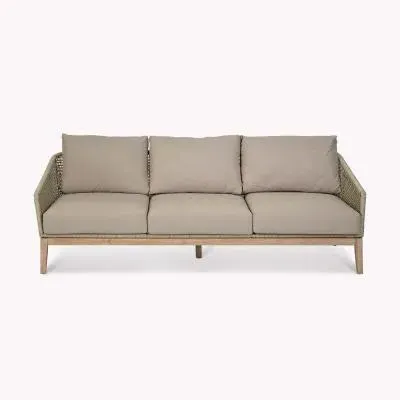 Lynton Outdoor 3-Seater Sofa - Grey image