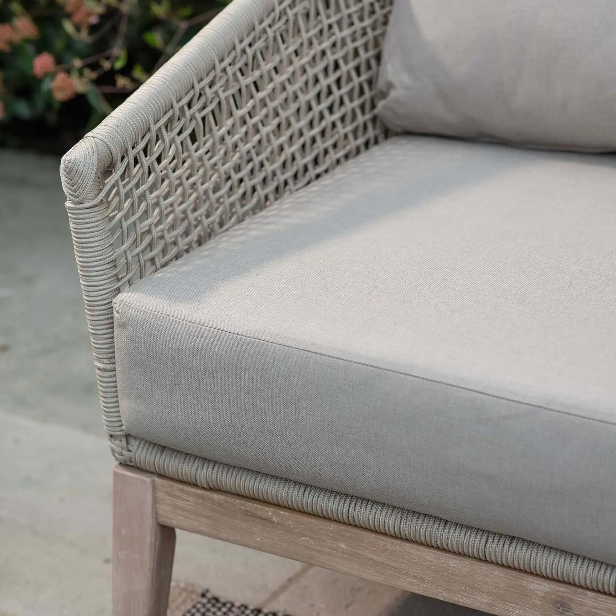 Lynton Outdoor 3-Seater Sofa Set - Grey