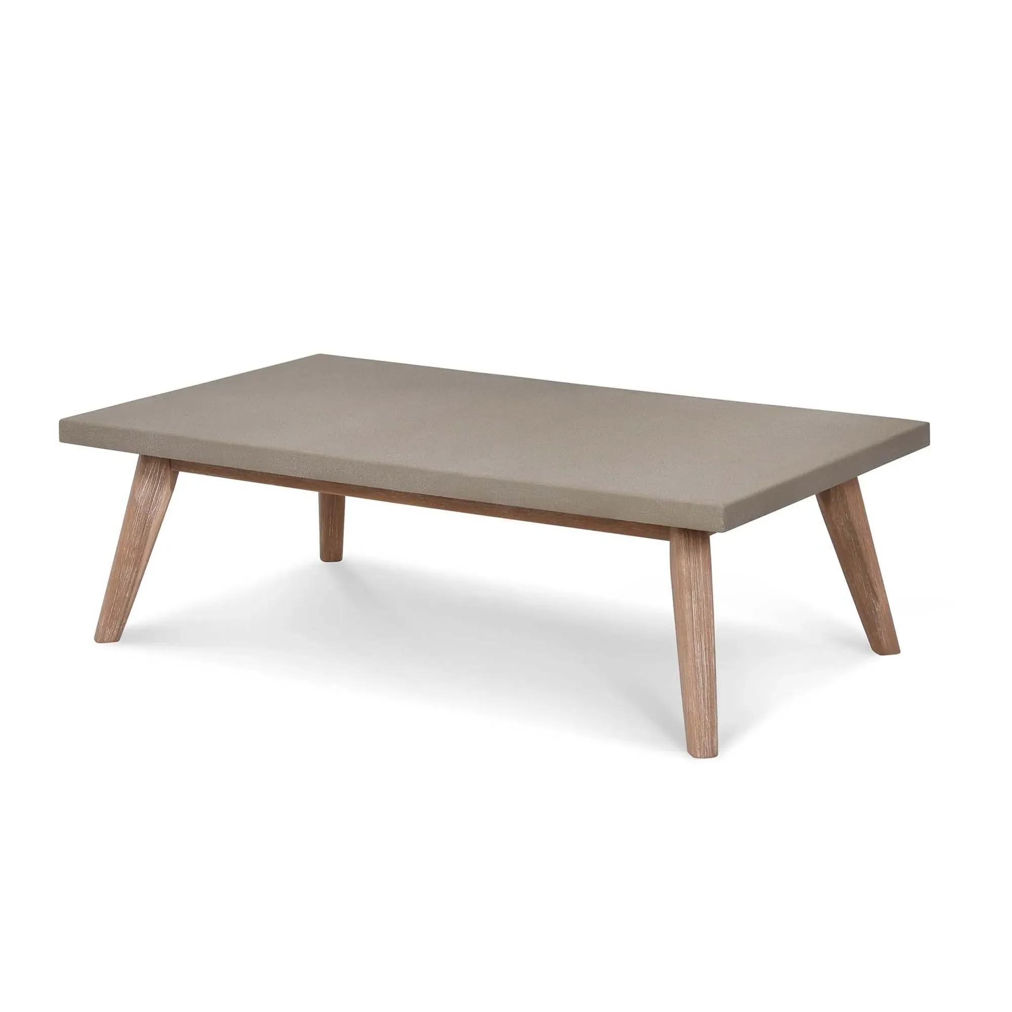 Lynton Rectangular Coffee Table - Grey, Faux Concrete