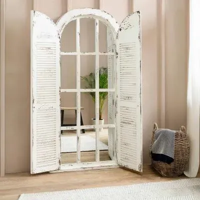 Minstead Mirror - Antique White image