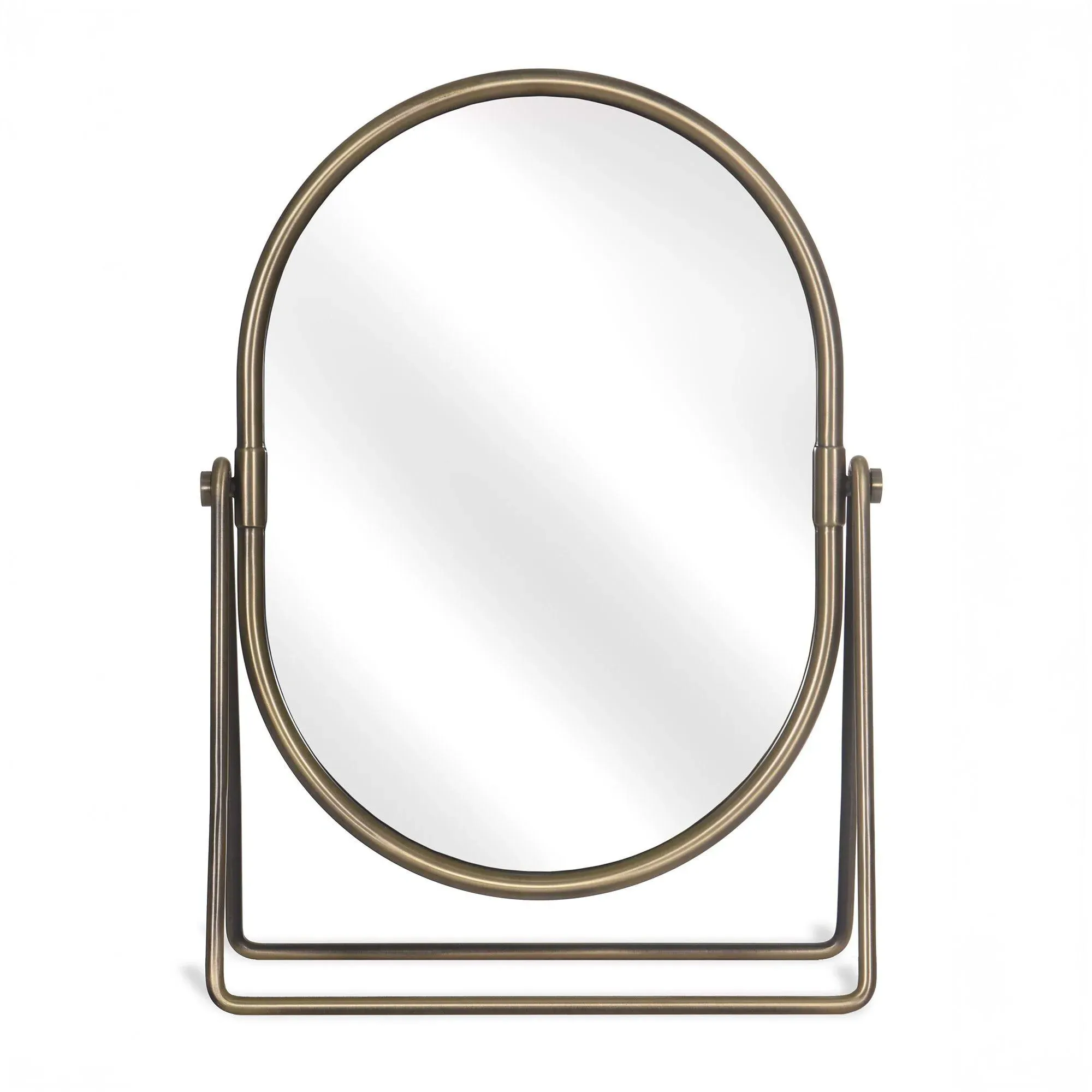 Novello Vanity Mirror - Antique Brass