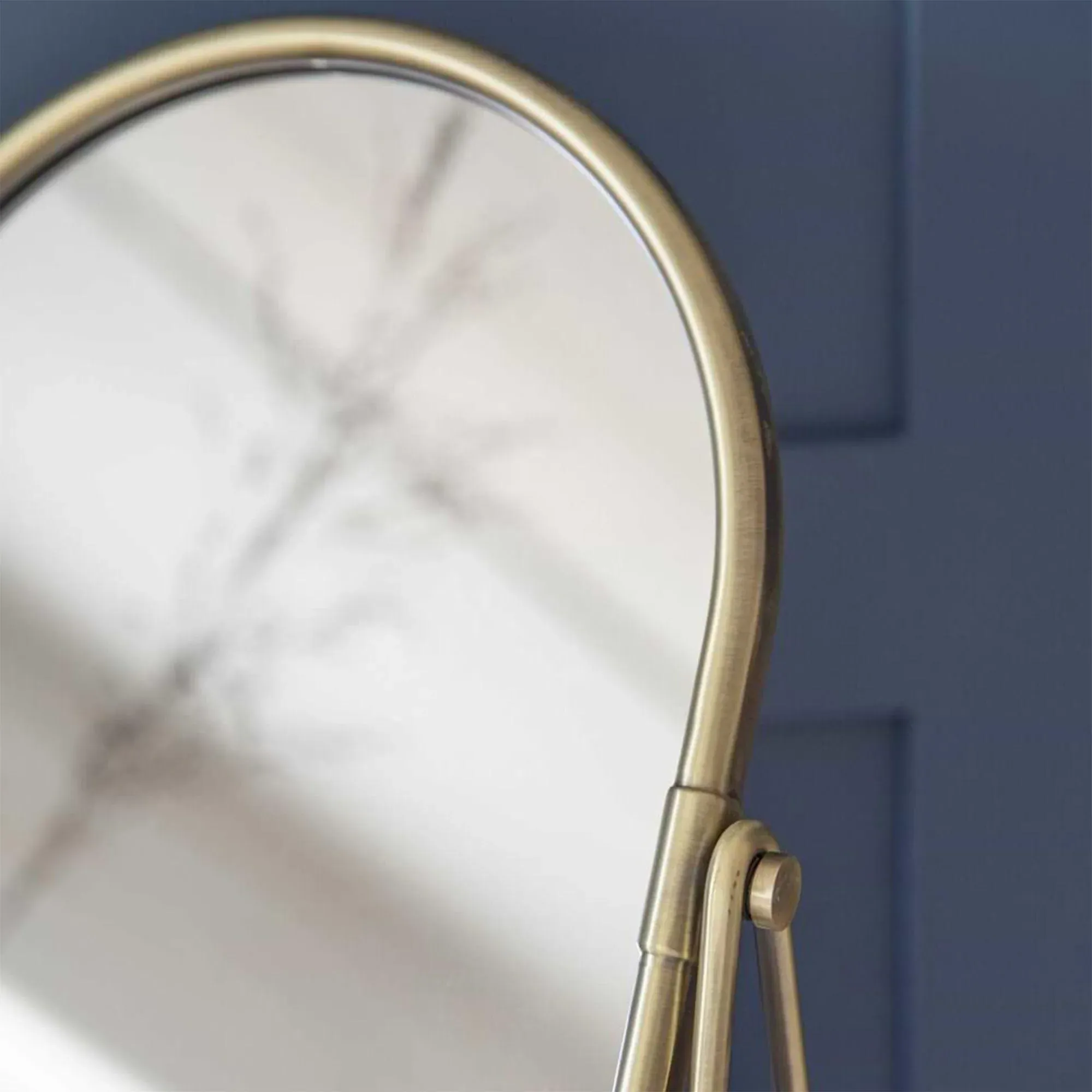 Novello Vanity Mirror - Antique Brass
