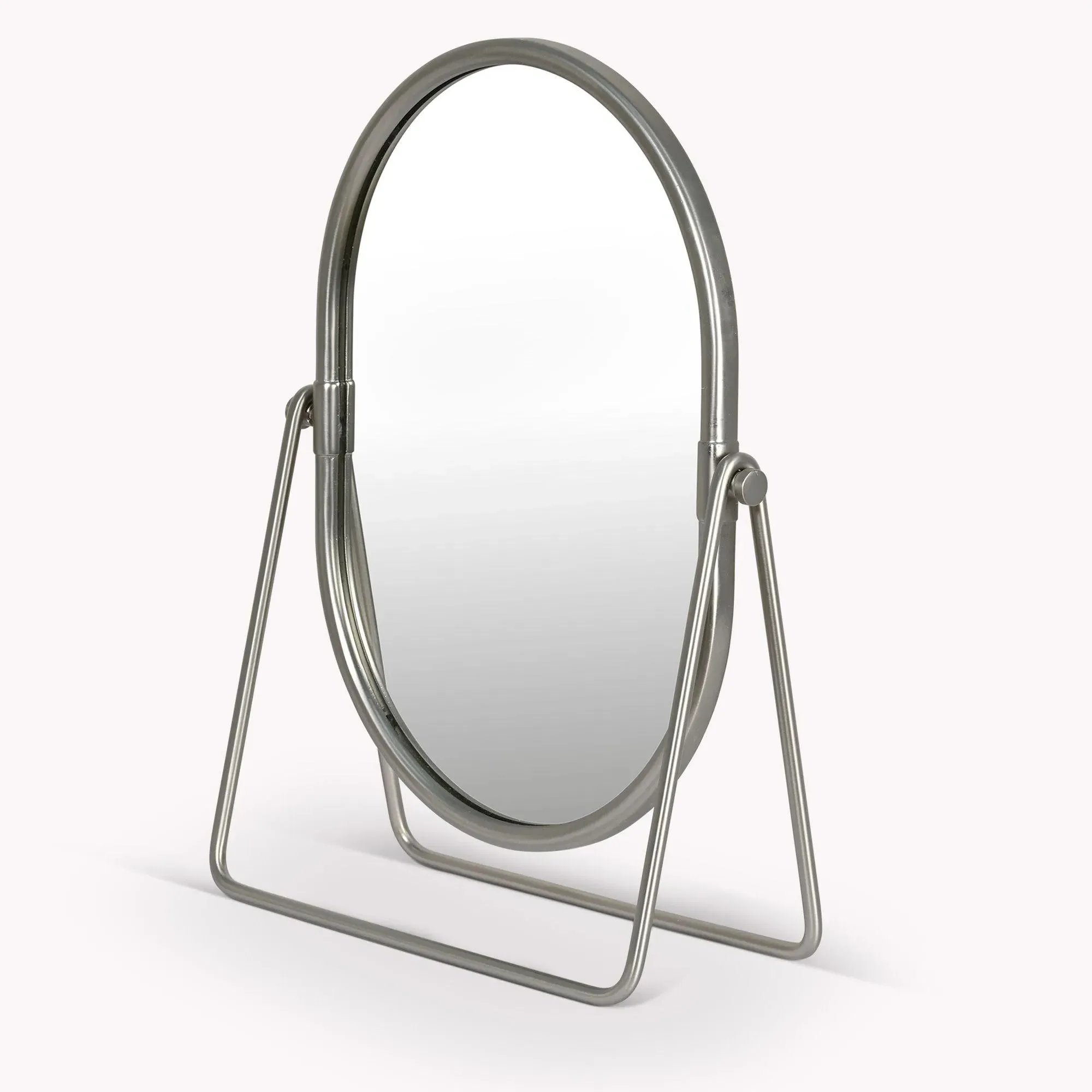 Novello Vanity Mirror - Brushed Nickel