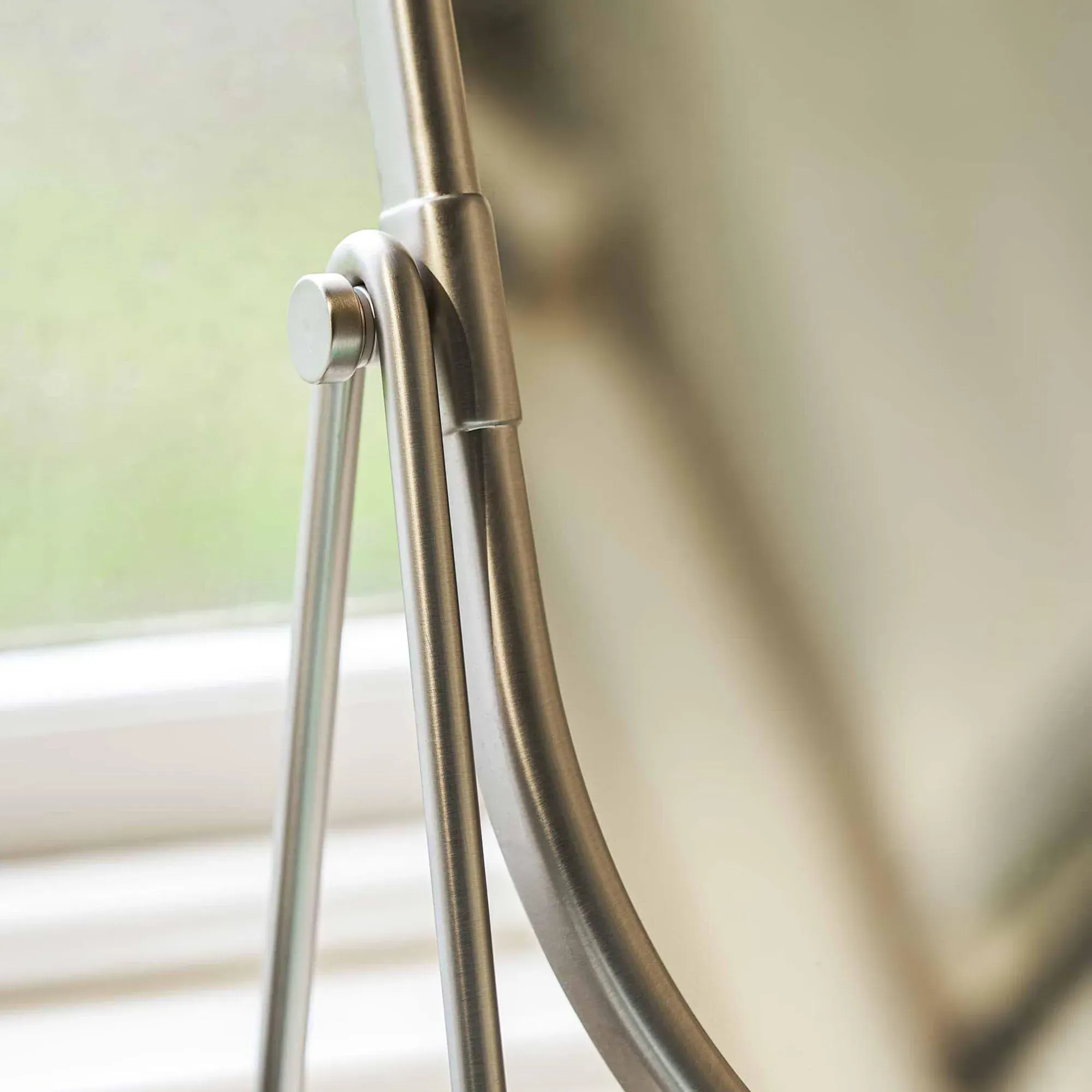 Novello Vanity Mirror - Brushed Nickel