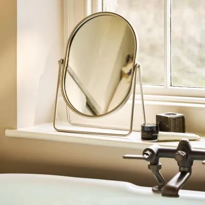 Novello Vanity Mirror - Brushed Nickel