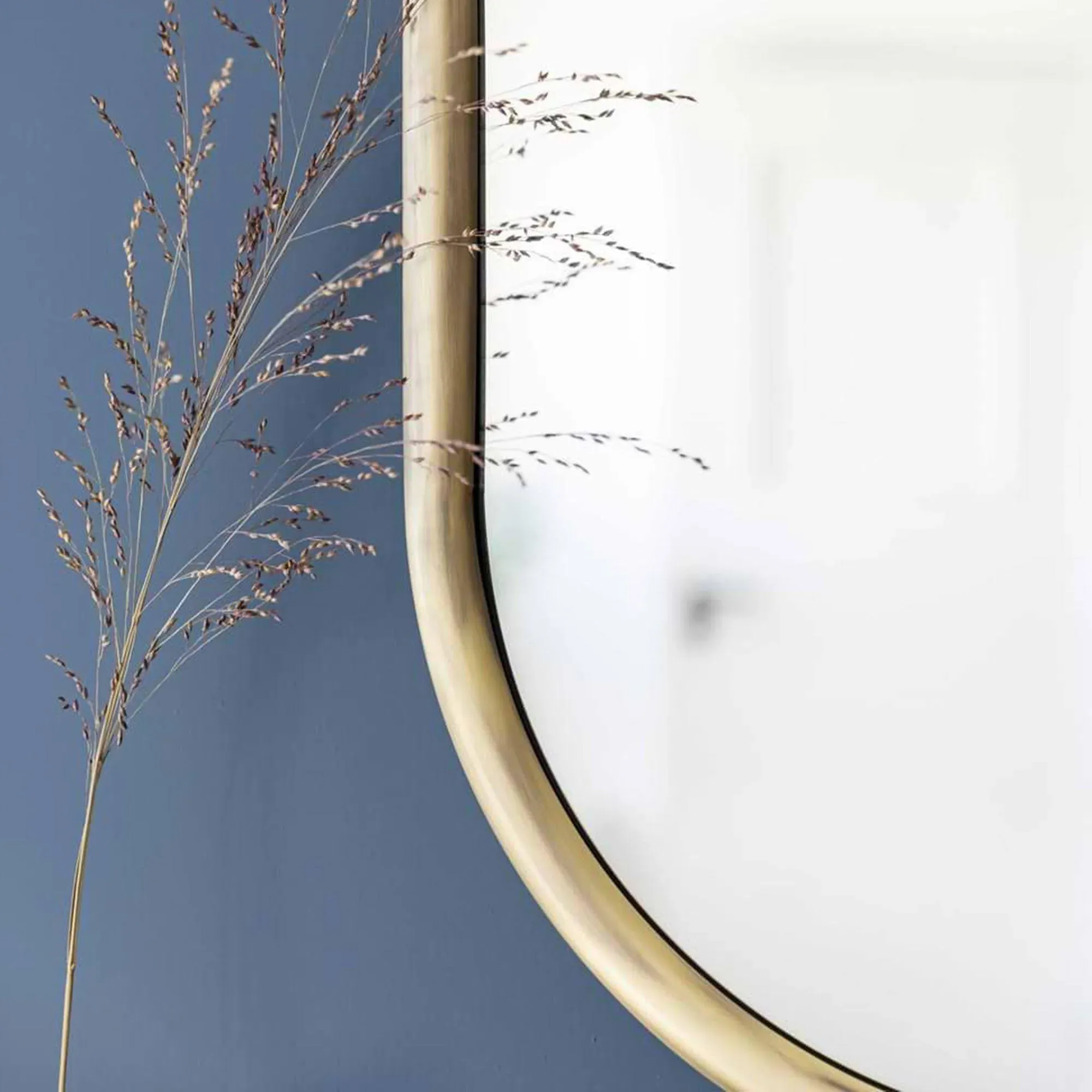 Novello Wall Mirror - Antique Brass