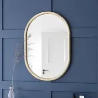 Novello Wall Mirror - Antique Brass