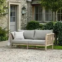 Porthallow 2-Seater Outdoor Sofa - Natural, Acacia Wood