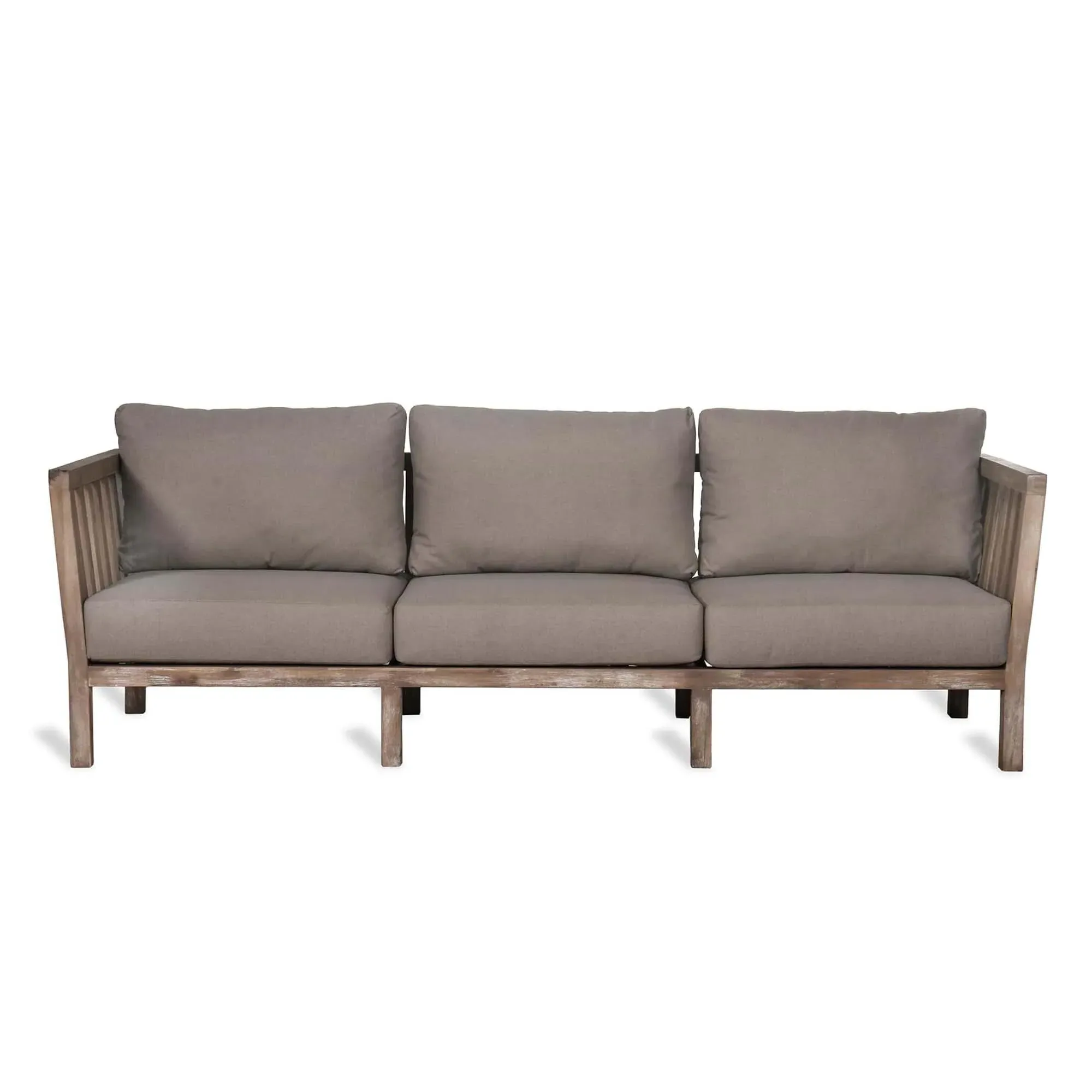 Porthallow 3-Seater Outdoor Sofa - Natural, Acacia Wood