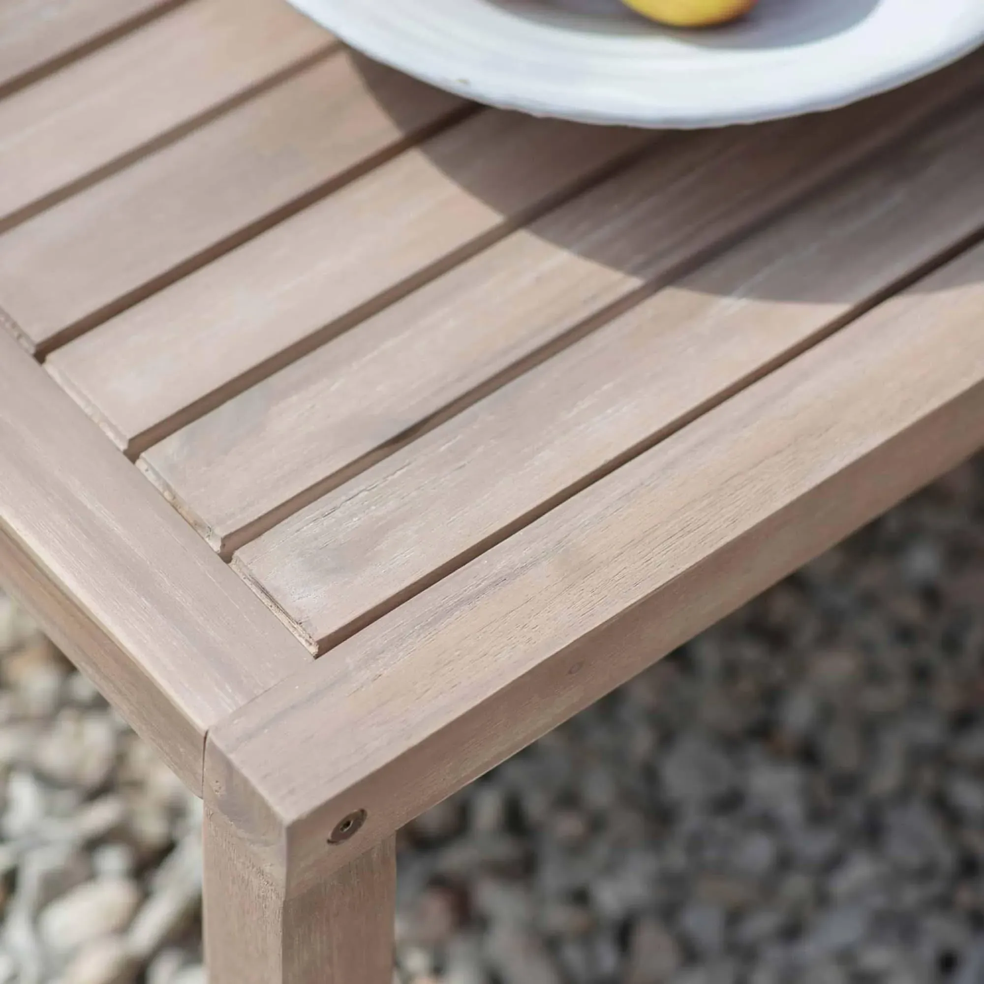 Porthallow 3-Seater Outdoor Sofa Set - Natural, Acacia Wood