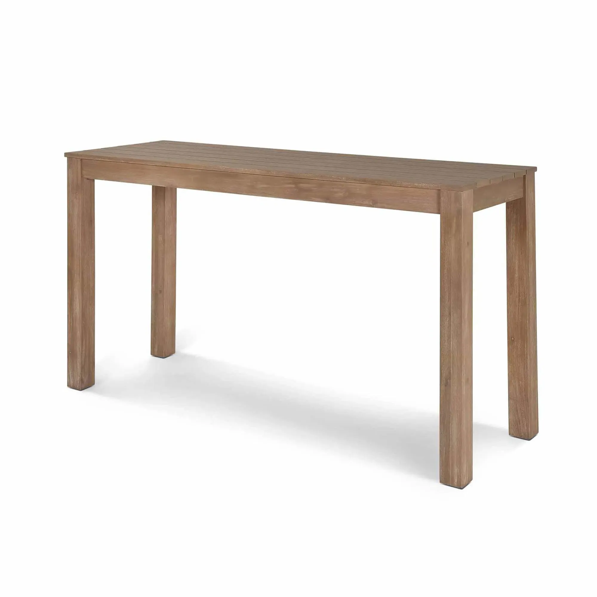 Porthallow Outdoor Bar Table - Natural, Acacia Wood