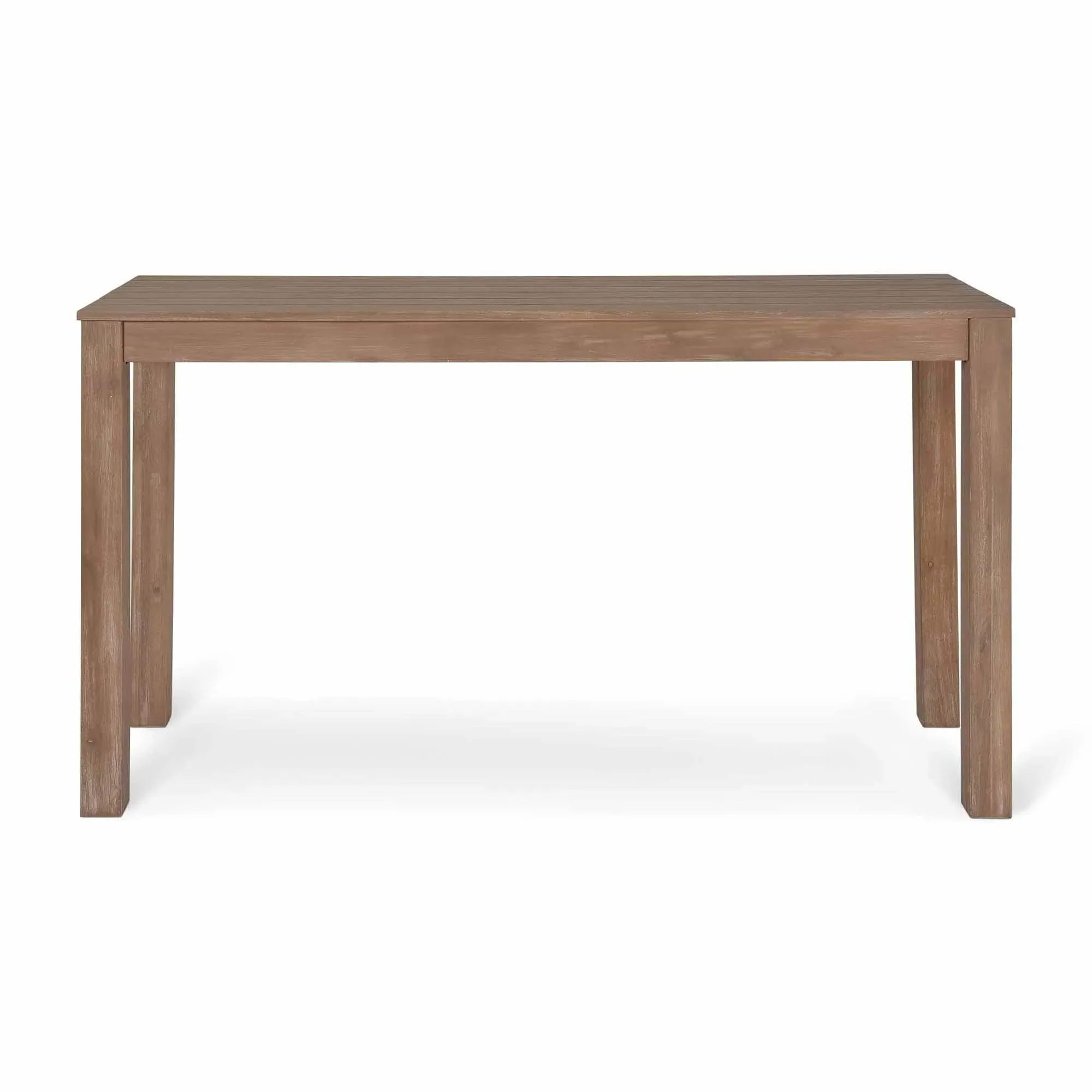 Porthallow Outdoor Bar Table - Natural, Acacia Wood