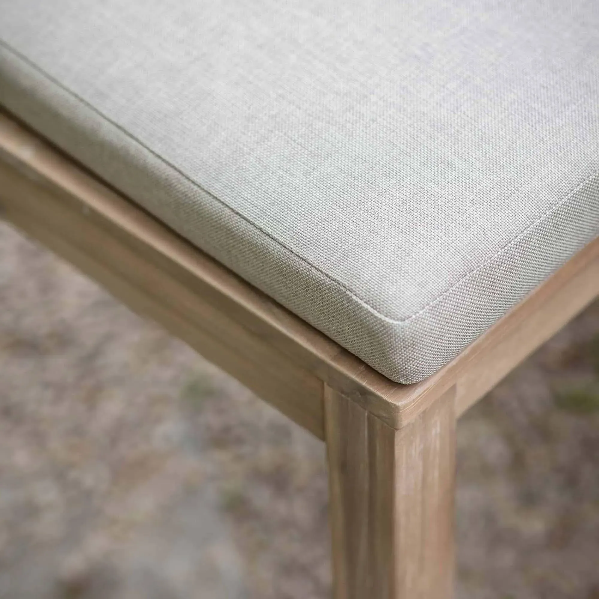 Porthallow Outdoor Dining Chairs Set of 2 - Natural, Acacia Wood