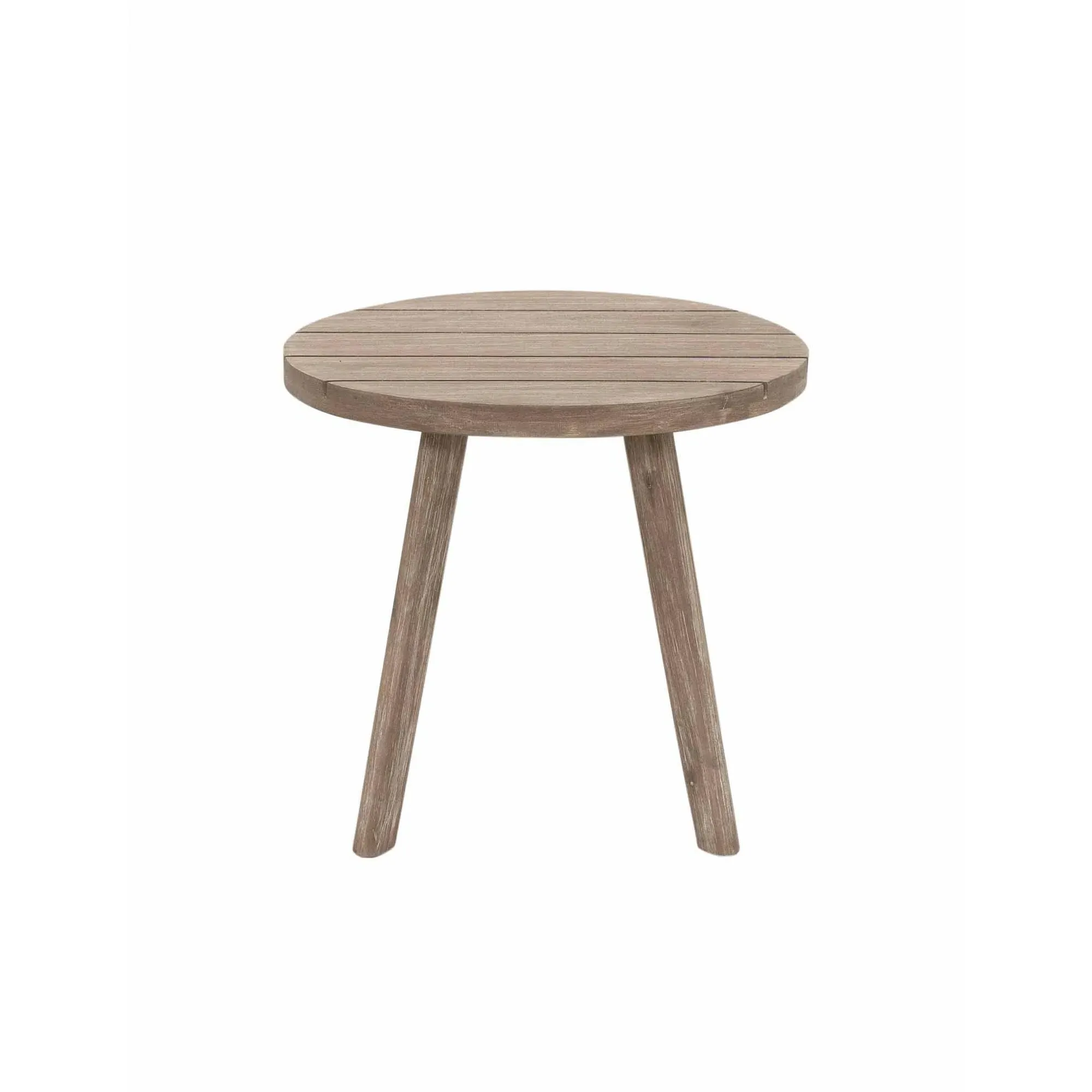 Porthallow Round Side Table - Natural, Acacia Wood