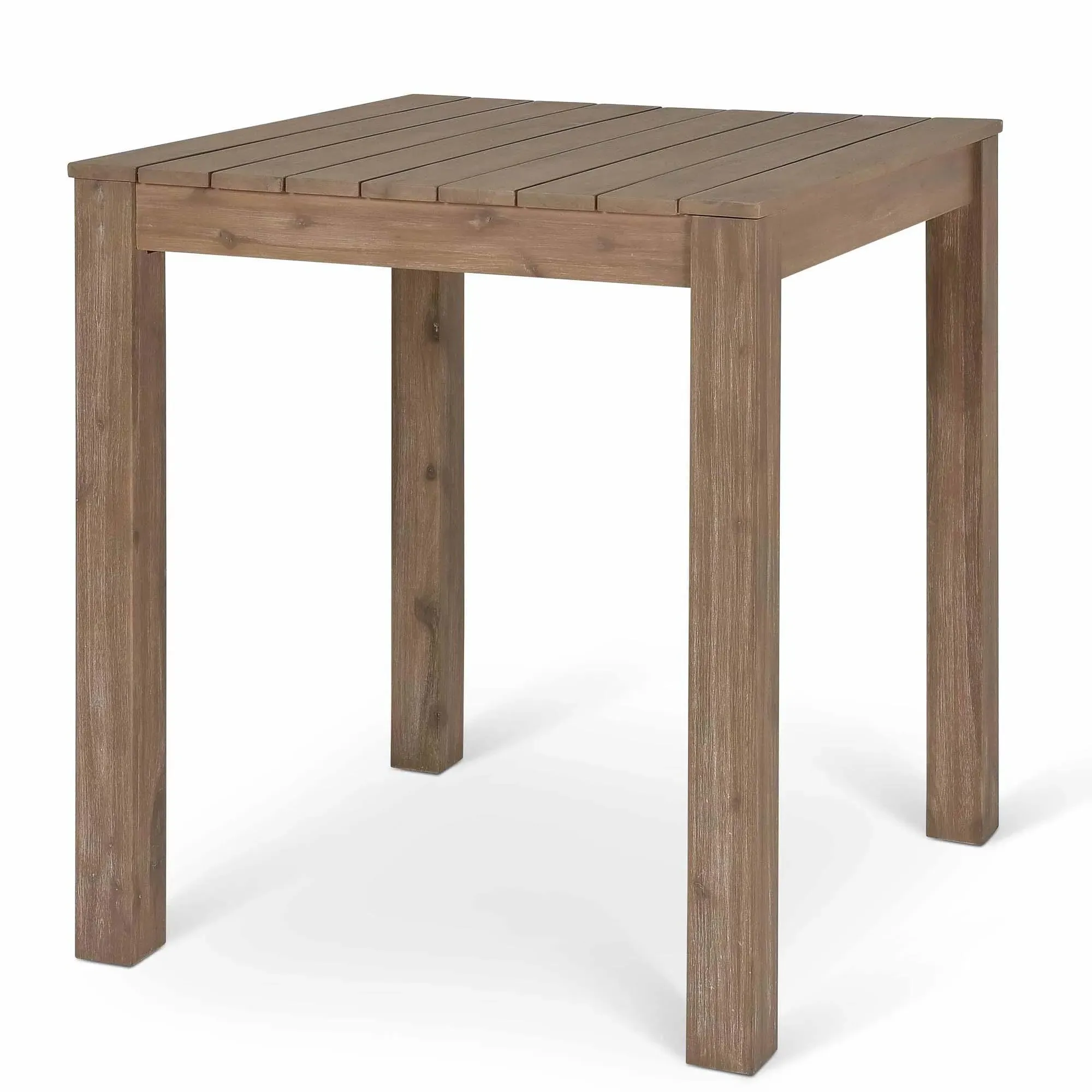 Porthallow Square Bar Table - Natural, Acacia Wood