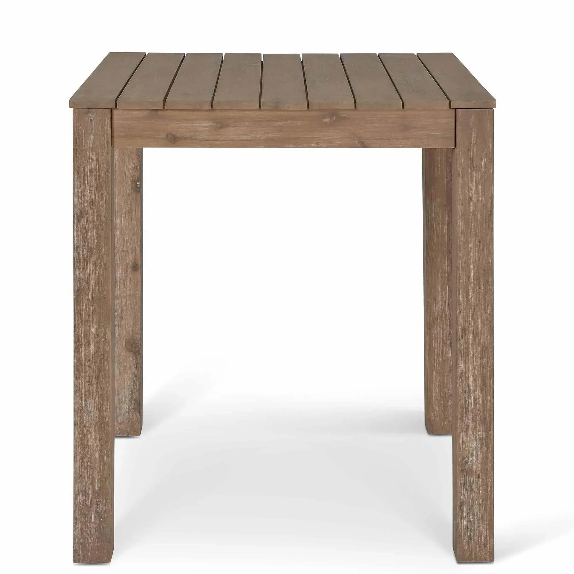 Porthallow Square Bar Table - Natural, Acacia Wood