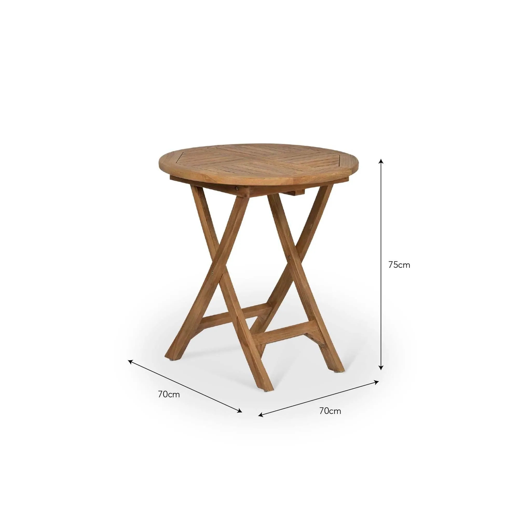 Radley Folding Bistro Table - Antique Wash, Teak